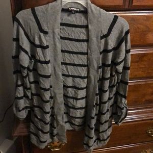Express Striped Cardigan